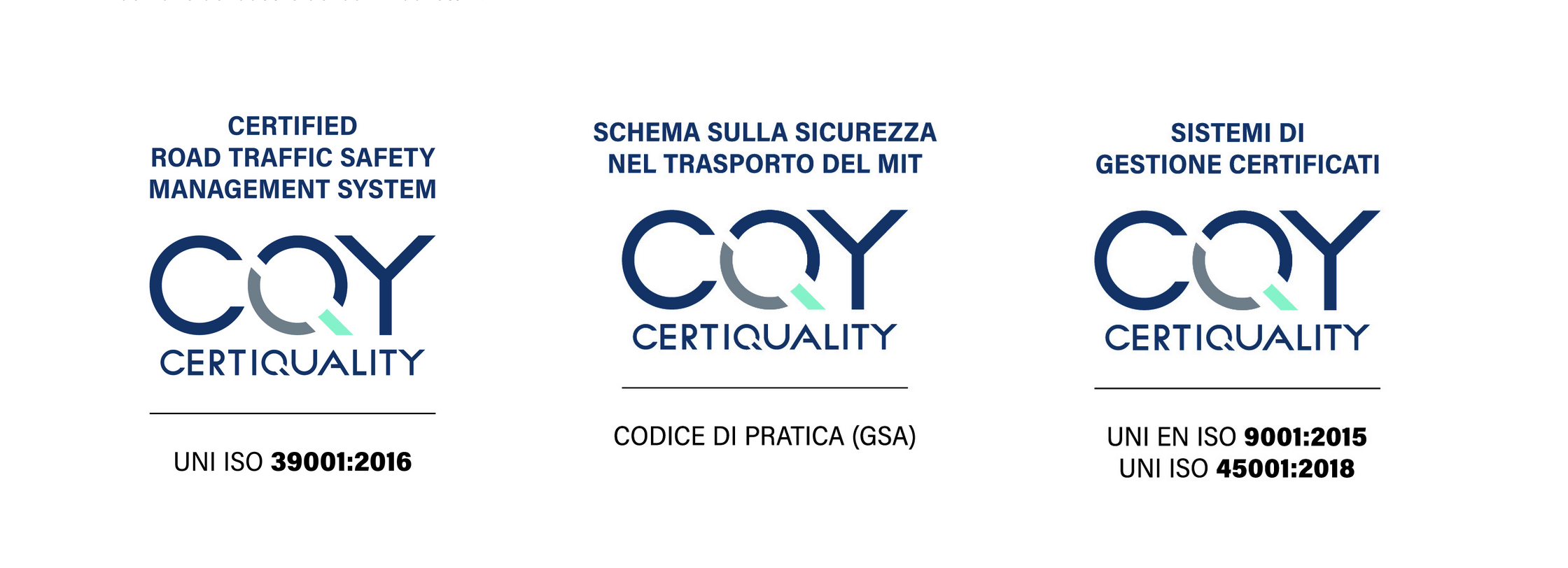 Certificazioni qualità